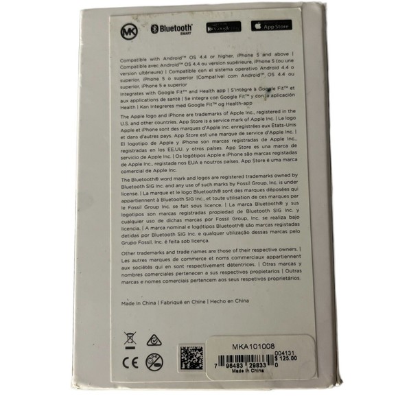 Michael Kors Access Reade Mka101008 Grey/Mother of Pearl Activity Tracker - Picture 11 of 11